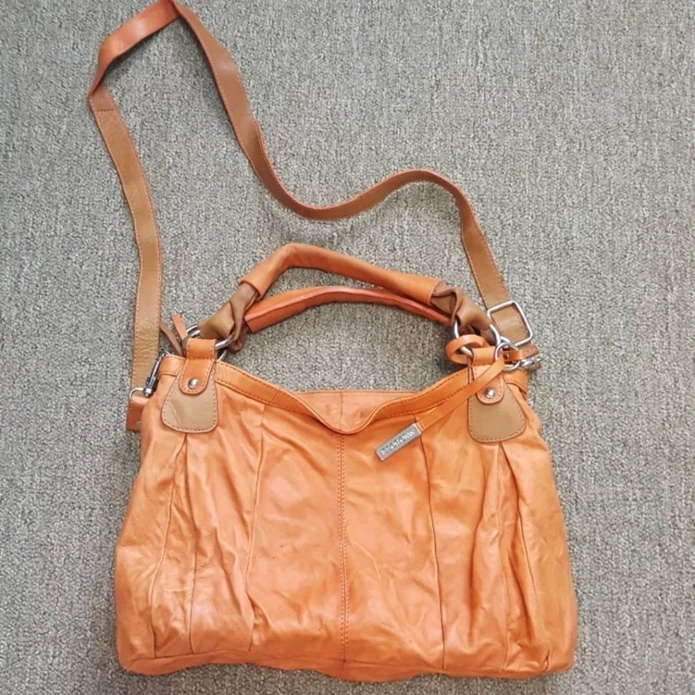 Nino Bossi Orange Leather Purse